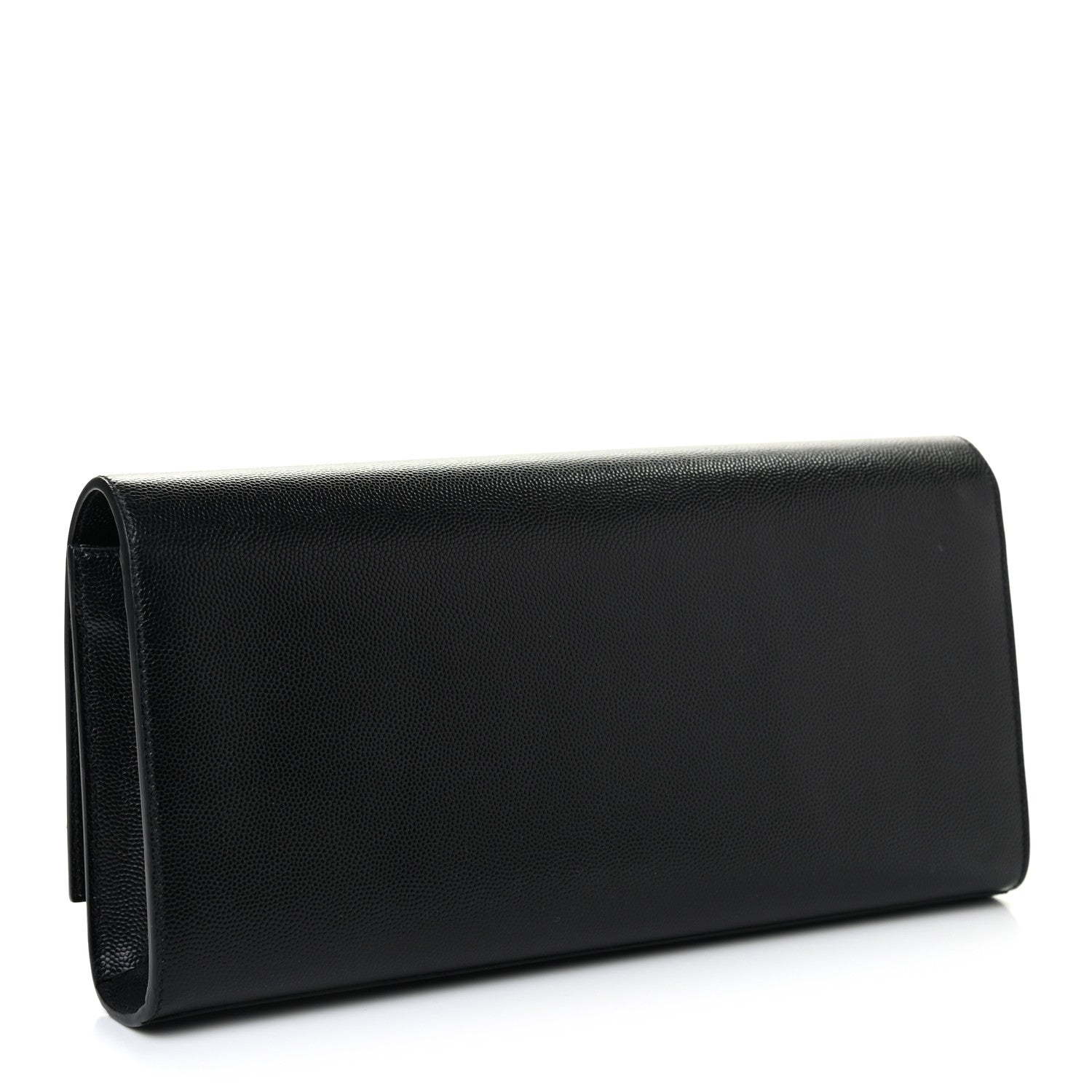 Saint Laurent Grain De Poudre Monogram Cassandre Clutch Black 3 of 7