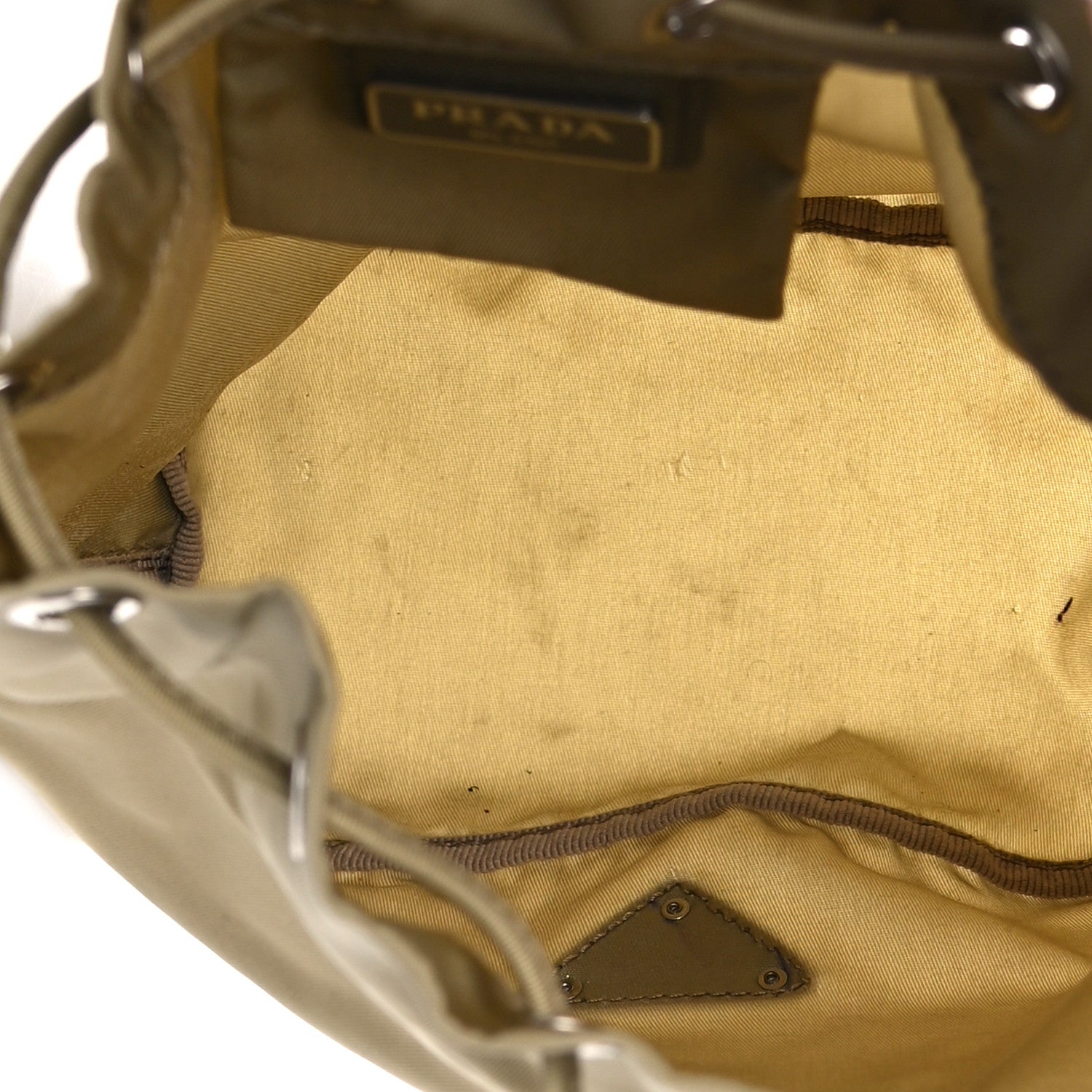 Prada Nylon Vela Drawstring Pouch Corda 4 of 8