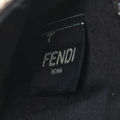 Fendi Glazed Fabric Cotton Vitello King Aura FF 1974 Baguette Belt Pouch Tobacco Moro Mimosa Gianda 8 of 12