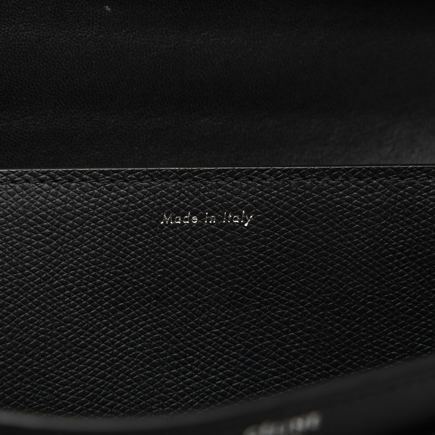 Celine Baby Grained Calfskin Small Case Flap Black 9 of 21