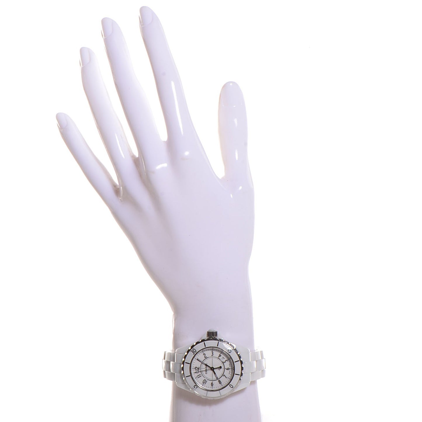 Stainless Steel Ceramic 33mm J12 Quartz Watch White