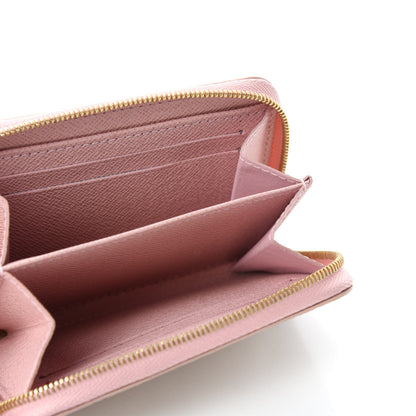 Louis Vuitton Damier Azur Zippy Coin Purse Rose Ballerine 5 of 8