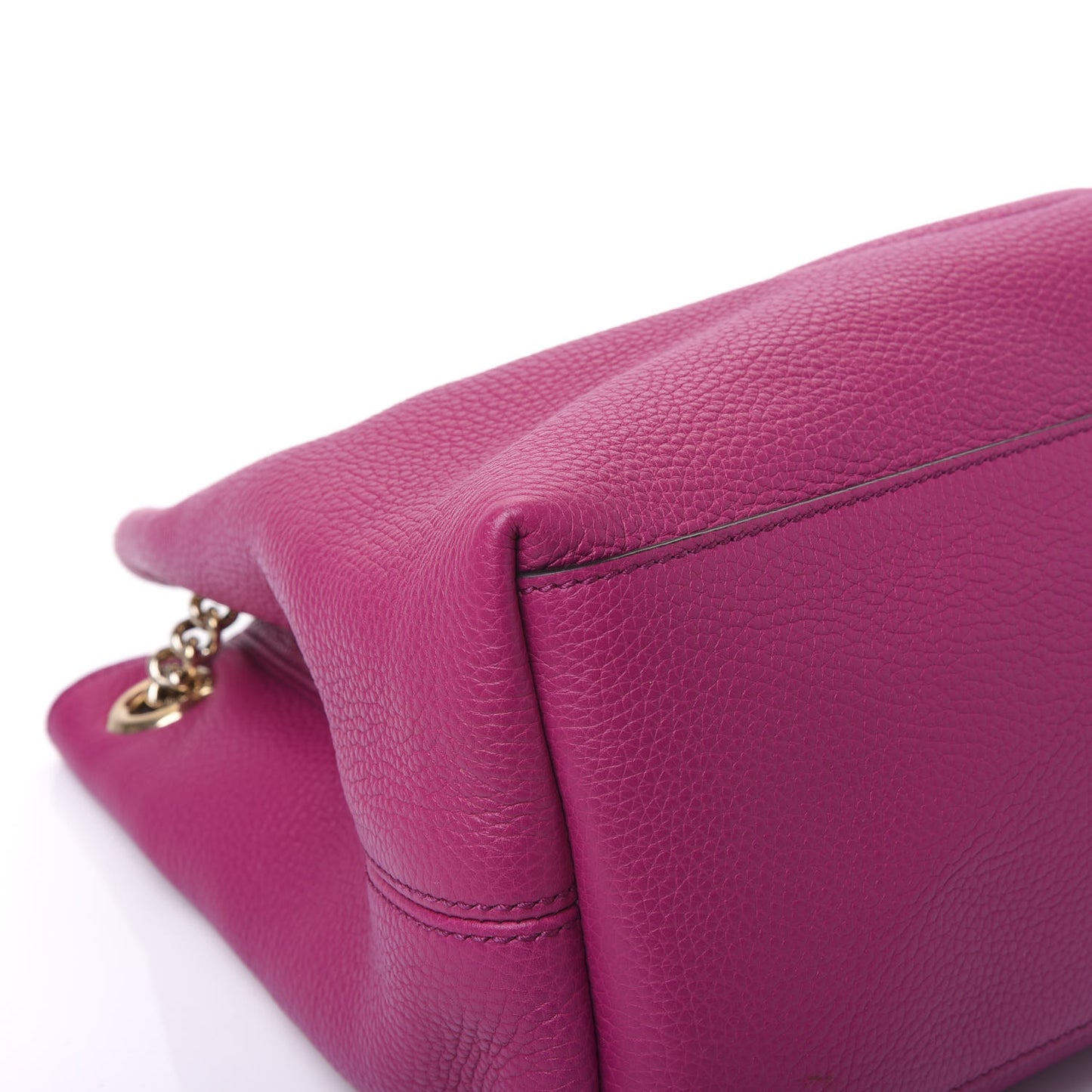 Cellarius Calfskin Medium Soho Chain Shoulder Bag Bright Bouganville