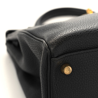 Hermes Togo Kelly Retourne 32 Black 9 of 13