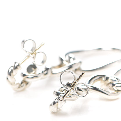 David Yurman Sterling Silver Continuance Triple Drop Earrings 4 of 4