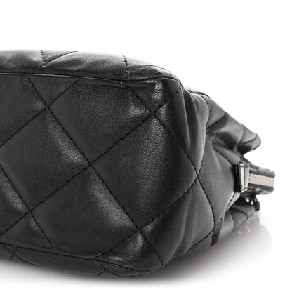 Chanel Calfskin Quilted In The Business Tote Black 10 of 10