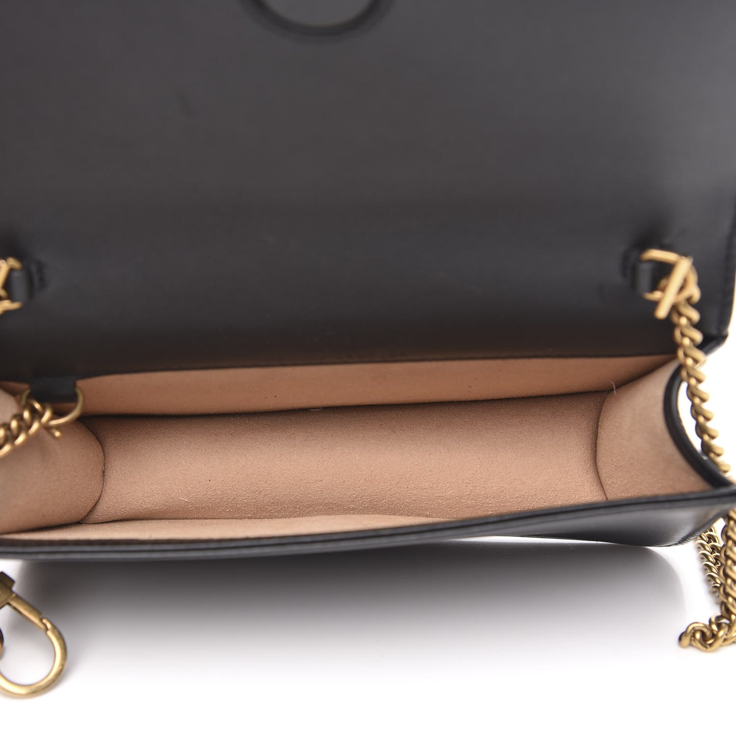 Calfskin Matelasse GG Marmont Mini Bag Black