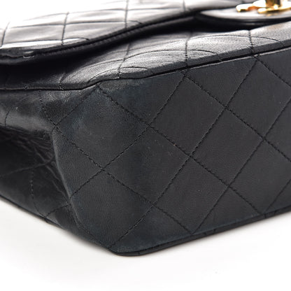 Chanel Lambskin Quilted Medium Double Flap Black 5 of 14