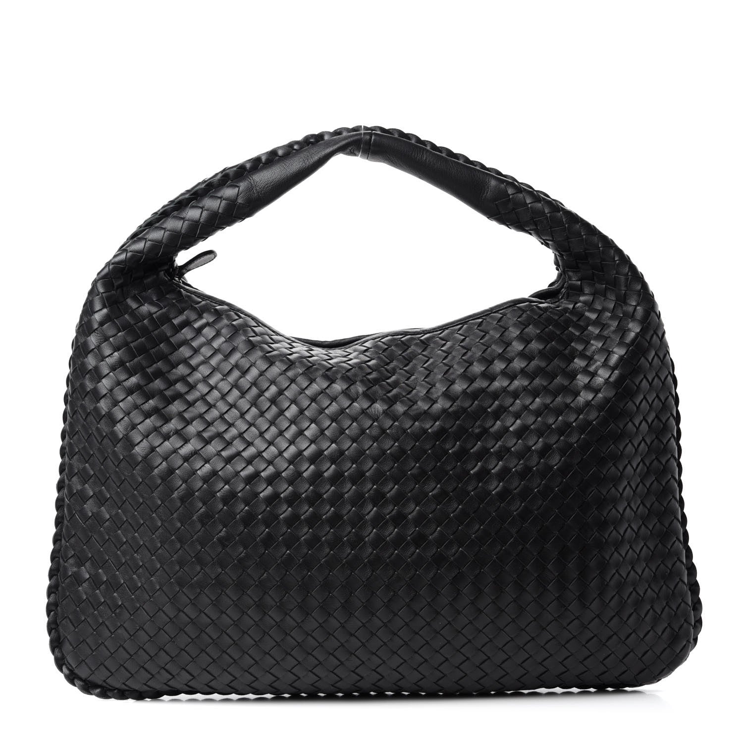 Bottega Veneta Nappa Intrecciato Large Veneta Hobo Black 1 of 12
