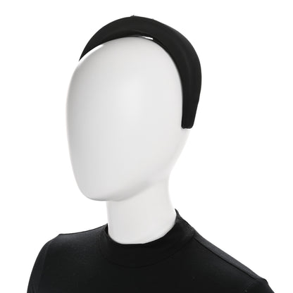 Prada Re-Nylon Metal Triangle Logo Headband Black 2 of 6