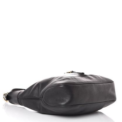 Gucci Calfskin Medium New Jackie Shoulder Bag Black 4 of 19