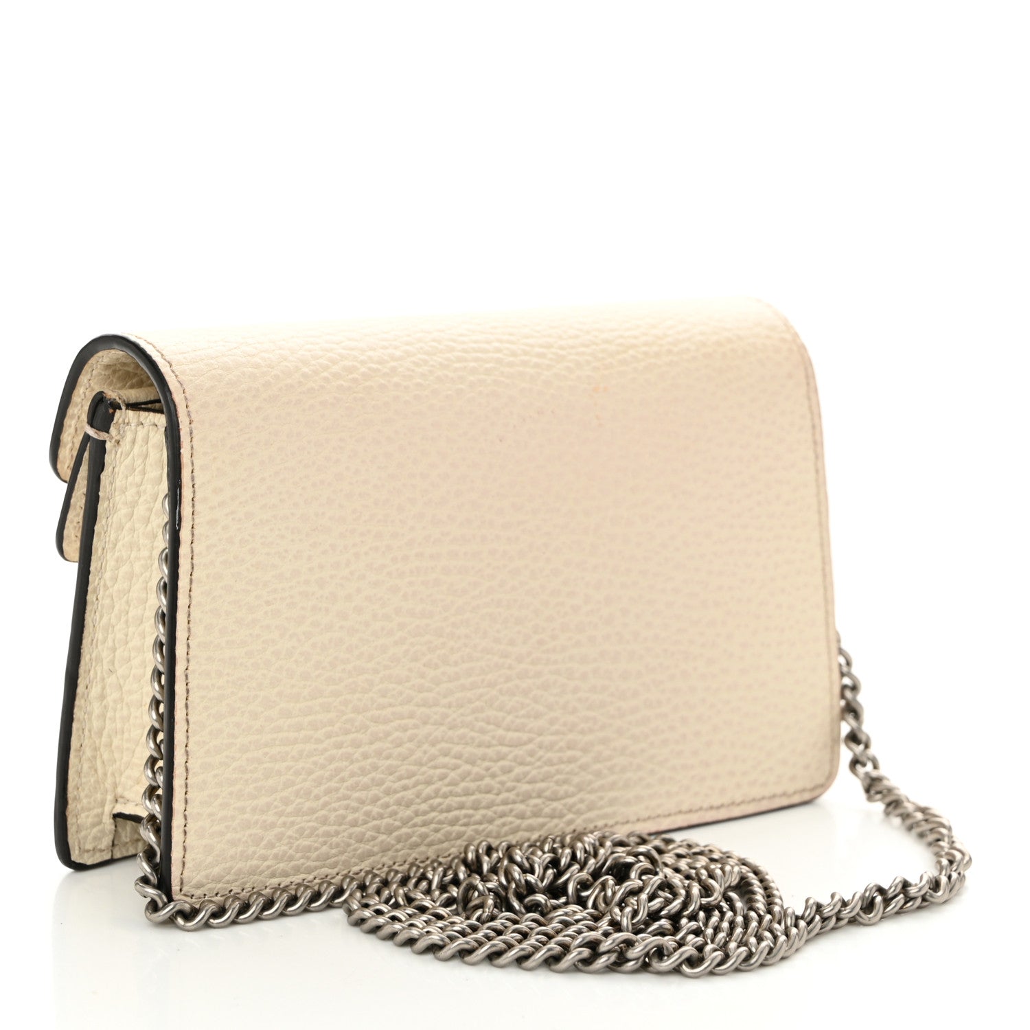 Gucci Dollar Calfskin Crystal Super Mini Dionysus Shoulder Bag Mystic White Black Diamond 3 of 10