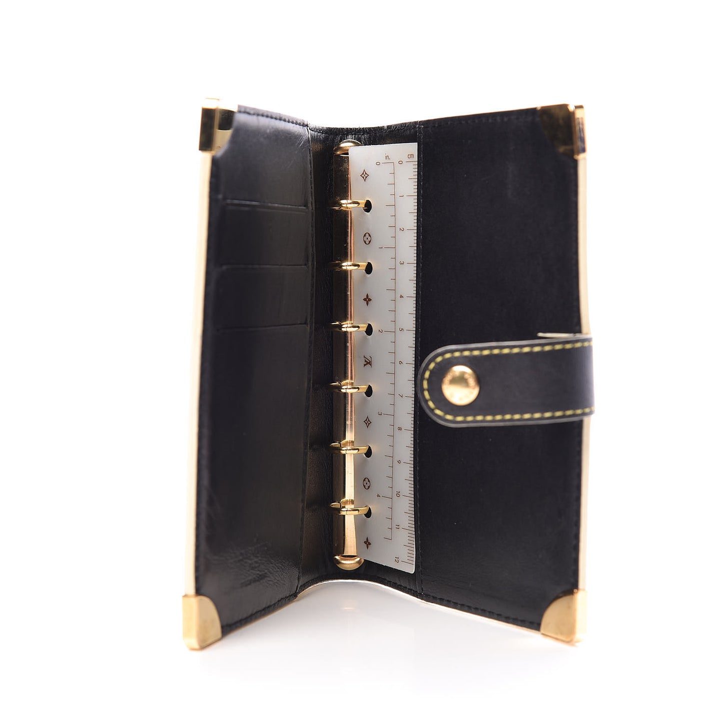 Suhali Small Ring Agenda Cover Black