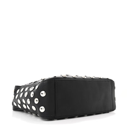 Khaite Pebbled Sport Calfskin Studded Elena Black 4 of 9