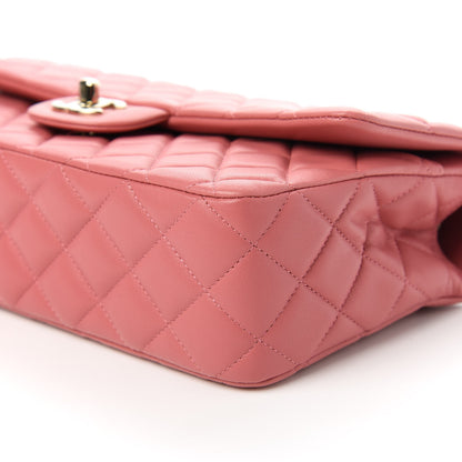 Chanel Lambskin Quilted Valentine Charms Medium Single Flap Pink 7 of 11