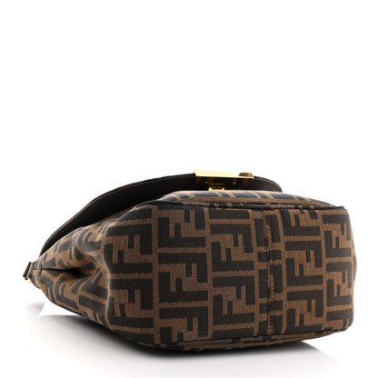Fendi Zucca Vitello Artic Small Messenger Bag Tobacco Castagna 4 of 14