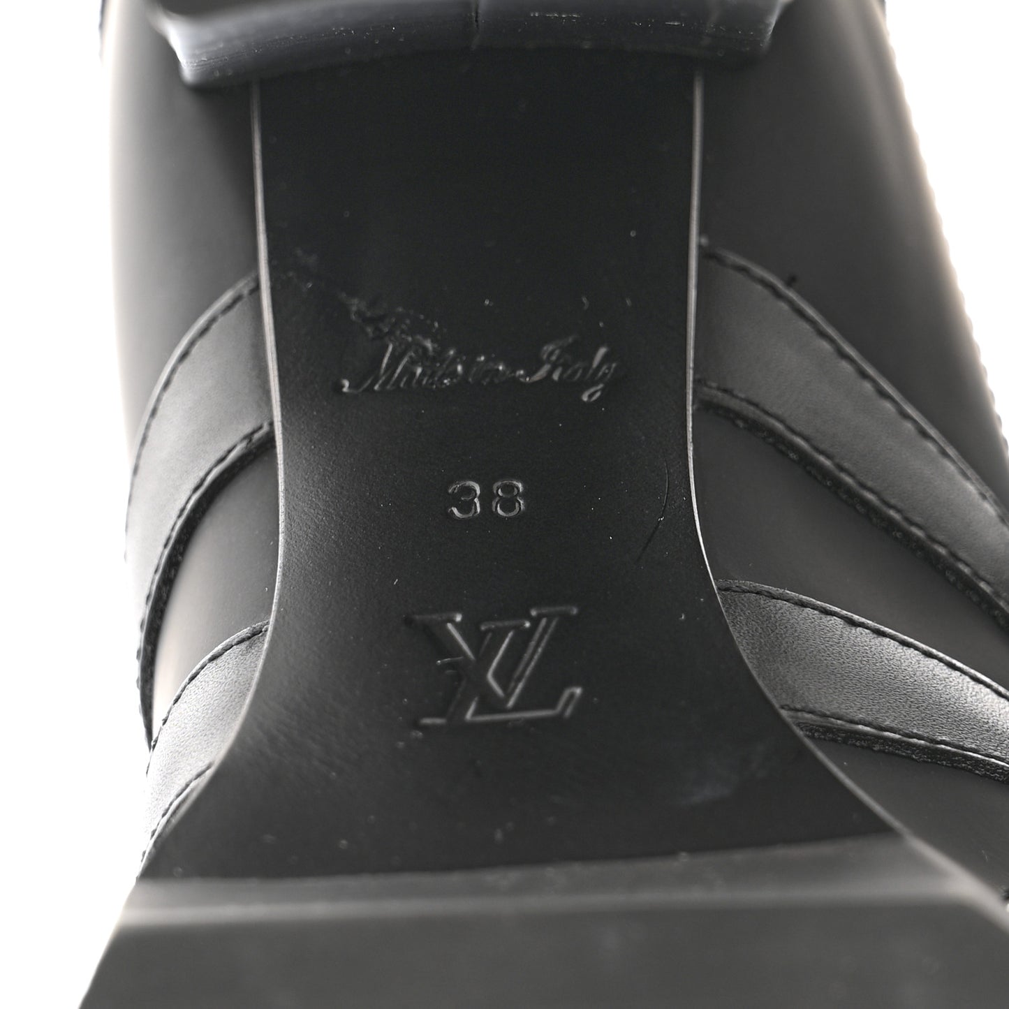 Suede Calfskin Monogram Star Trail Ankle Boots 38 Black