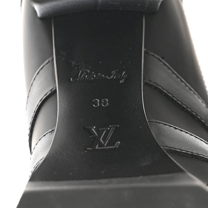 Louis Vuitton Suede Calfskin Monogram Star Trail Ankle Boots 38 Black 8 of 10