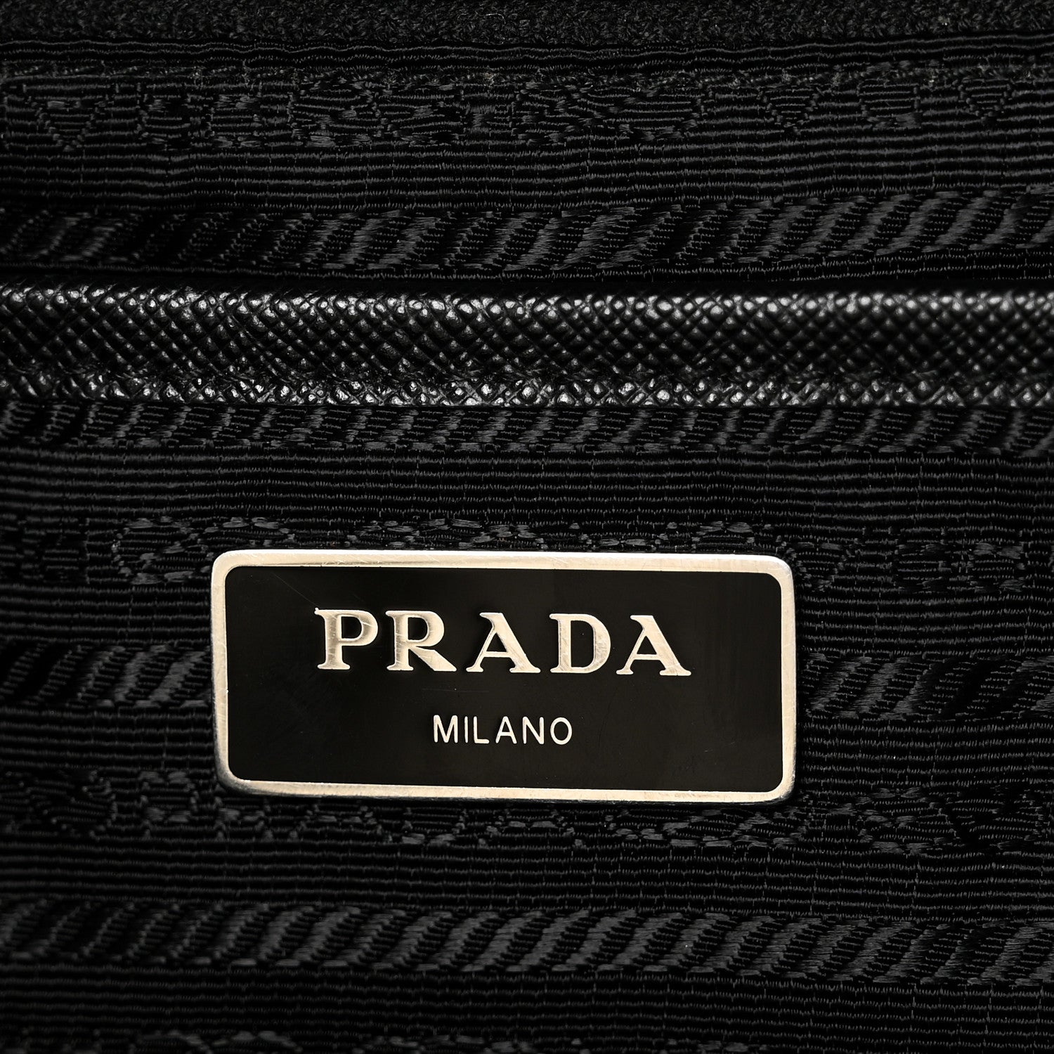 Prada Nylon Vela Medium Backpack Black 6 of 9