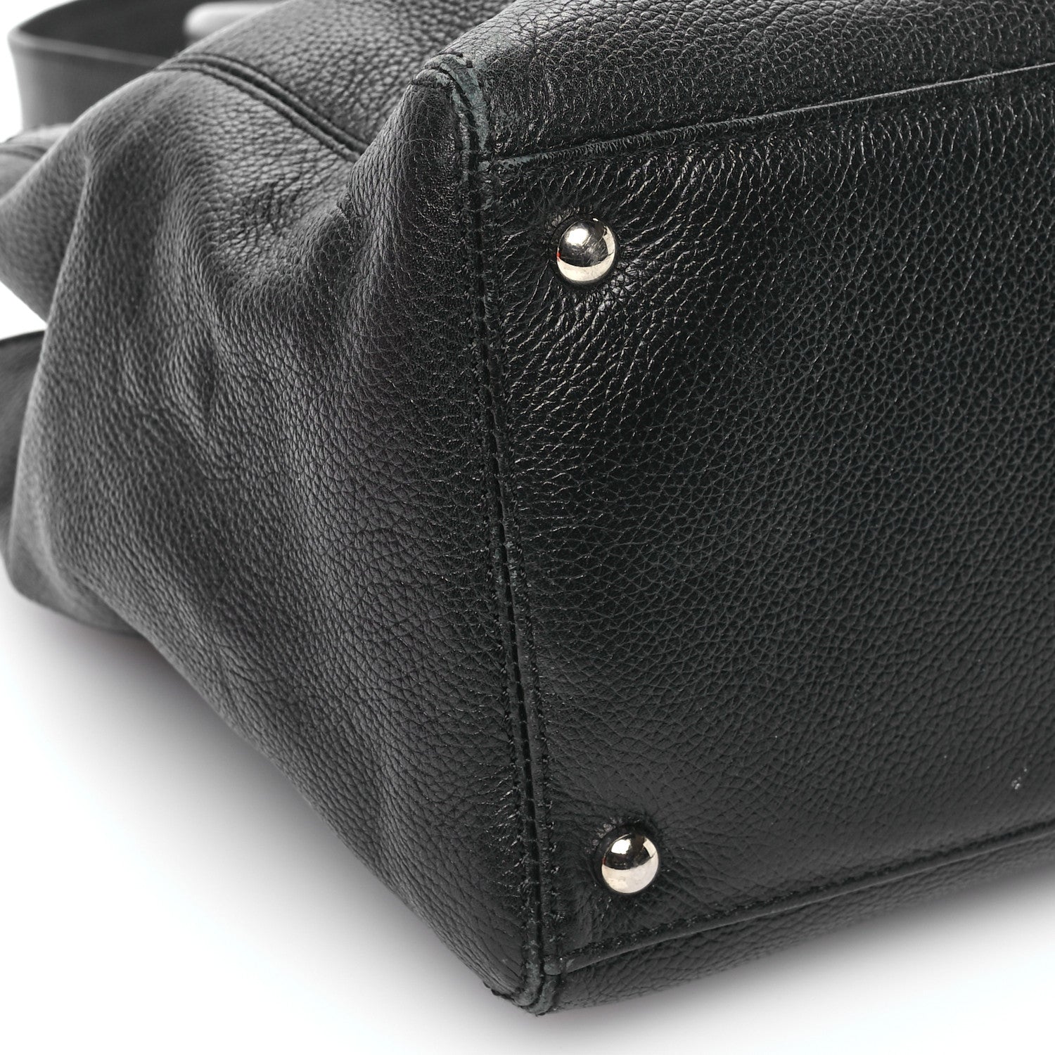 Chanel Calfskin Cerf Executive Shopper Tote Black 9 of 11