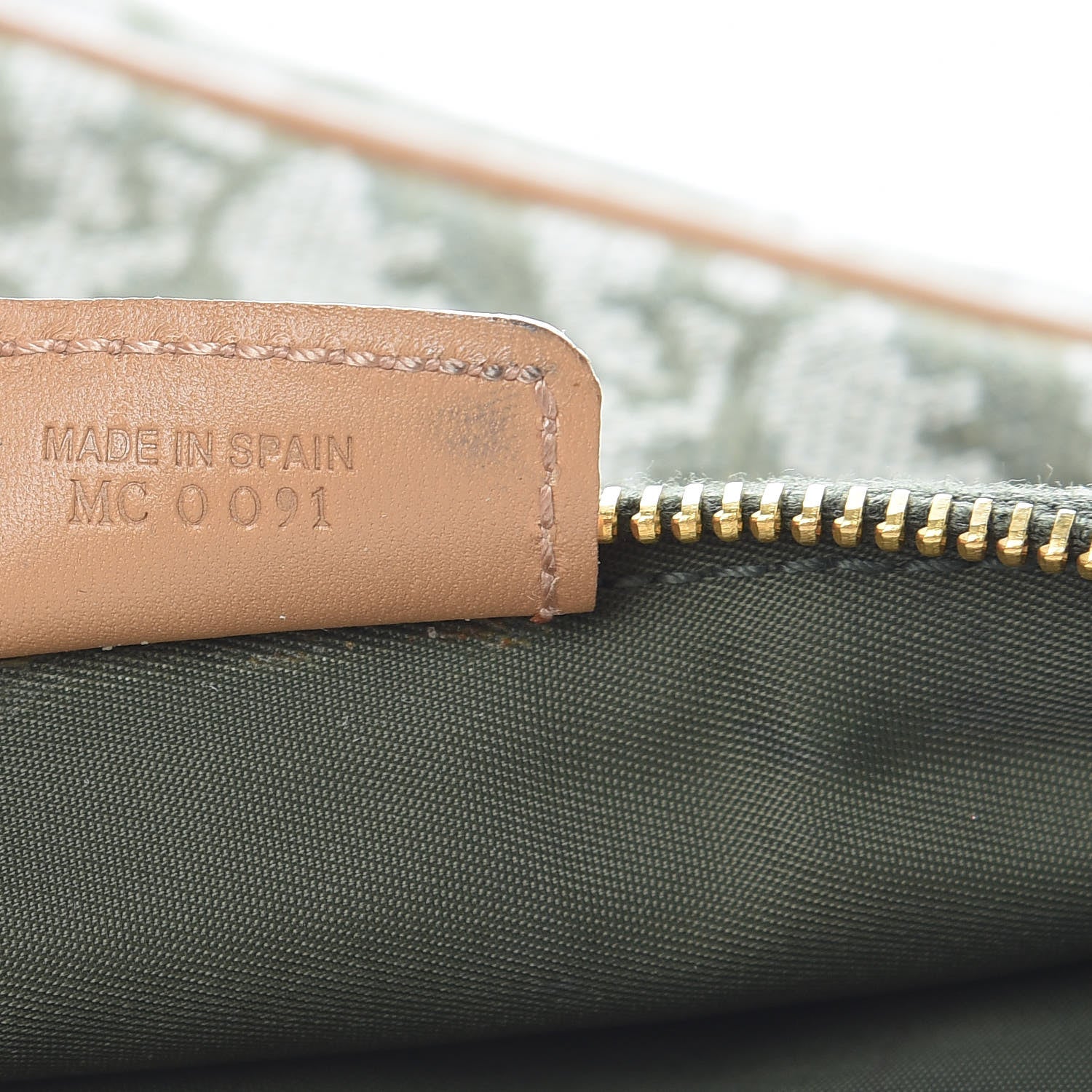 Christian Dior Monogram Mini Saddle Pochette Green 7 of 15