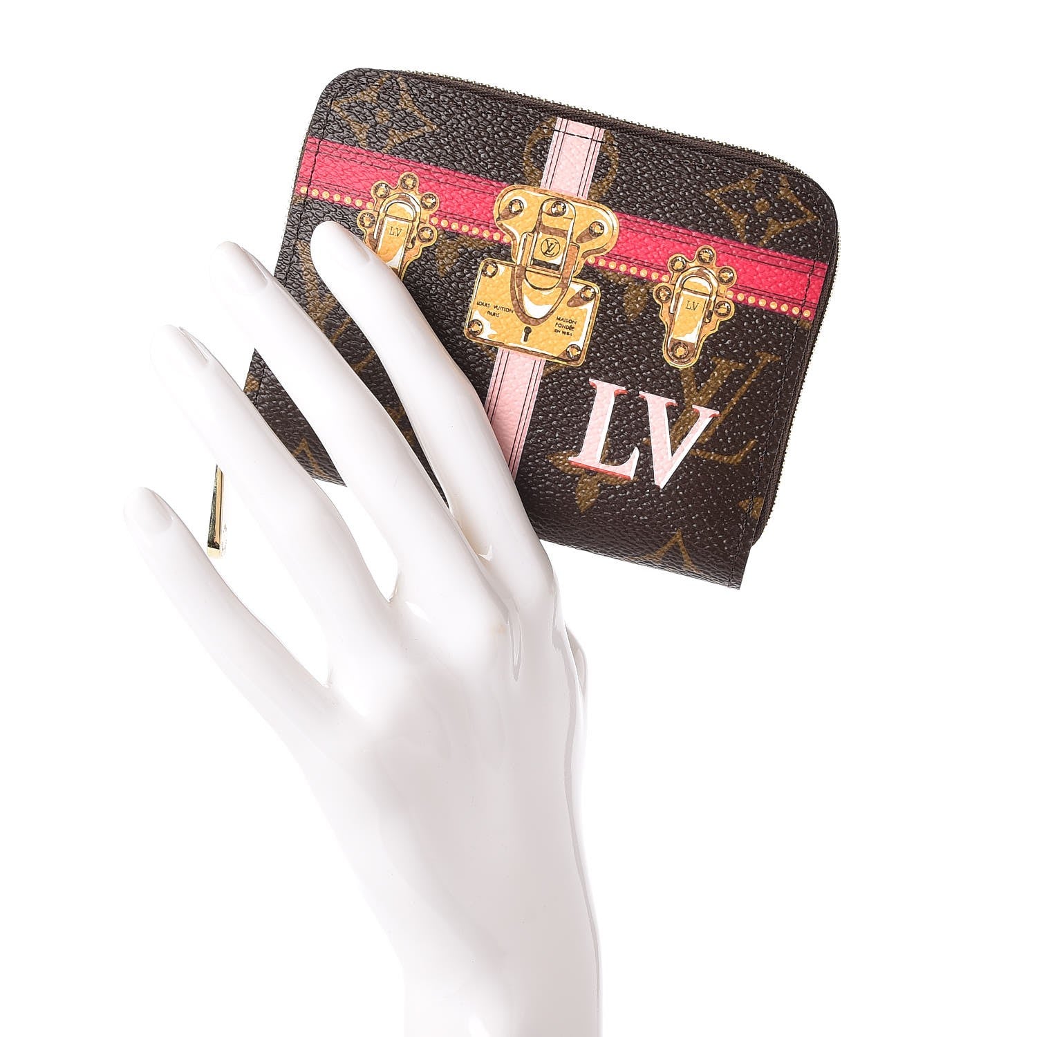 Louis Vuitton Monogram Summer Trunks Zippy Coin Purse 2 of 7