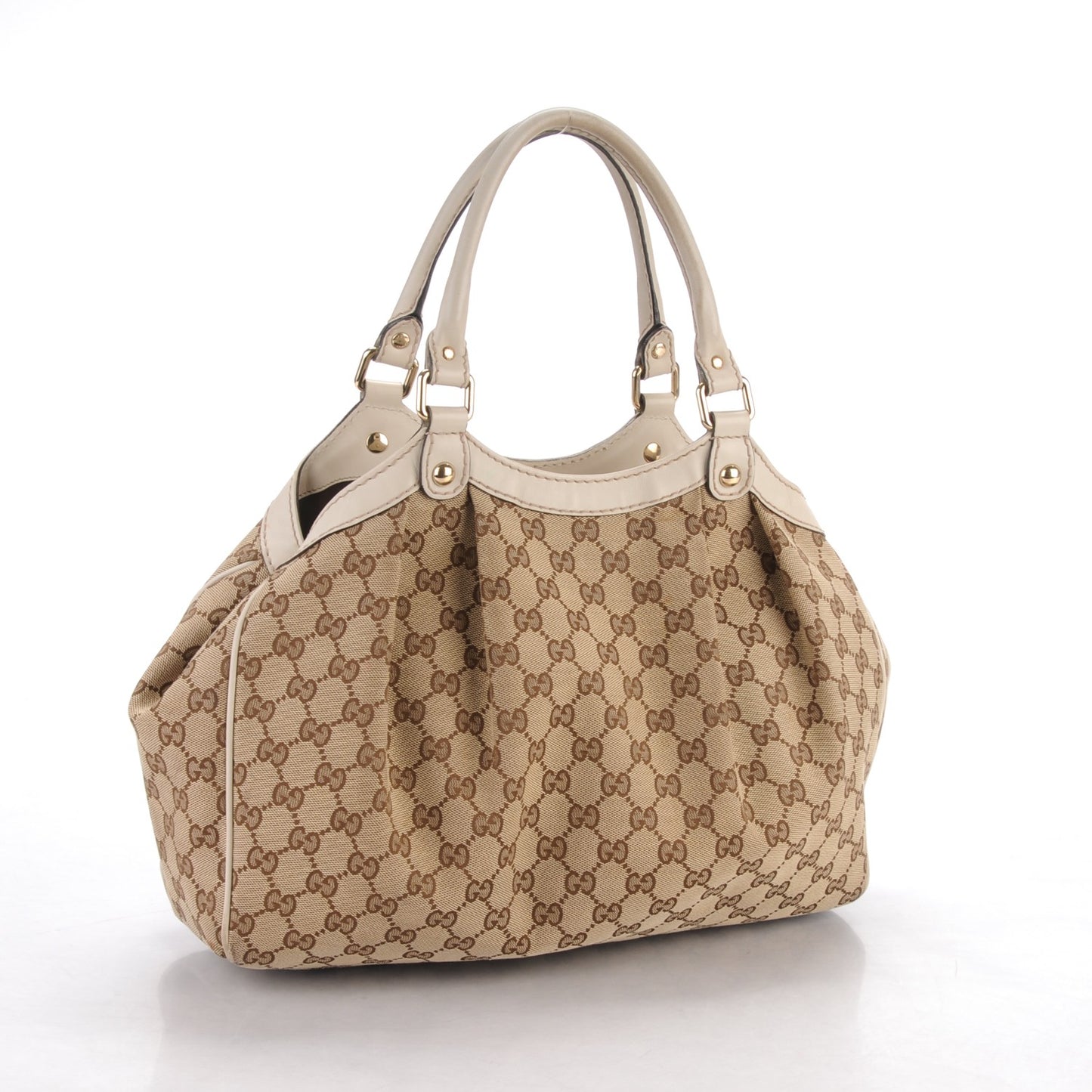 Monogram Medium Sukey Tote Off White