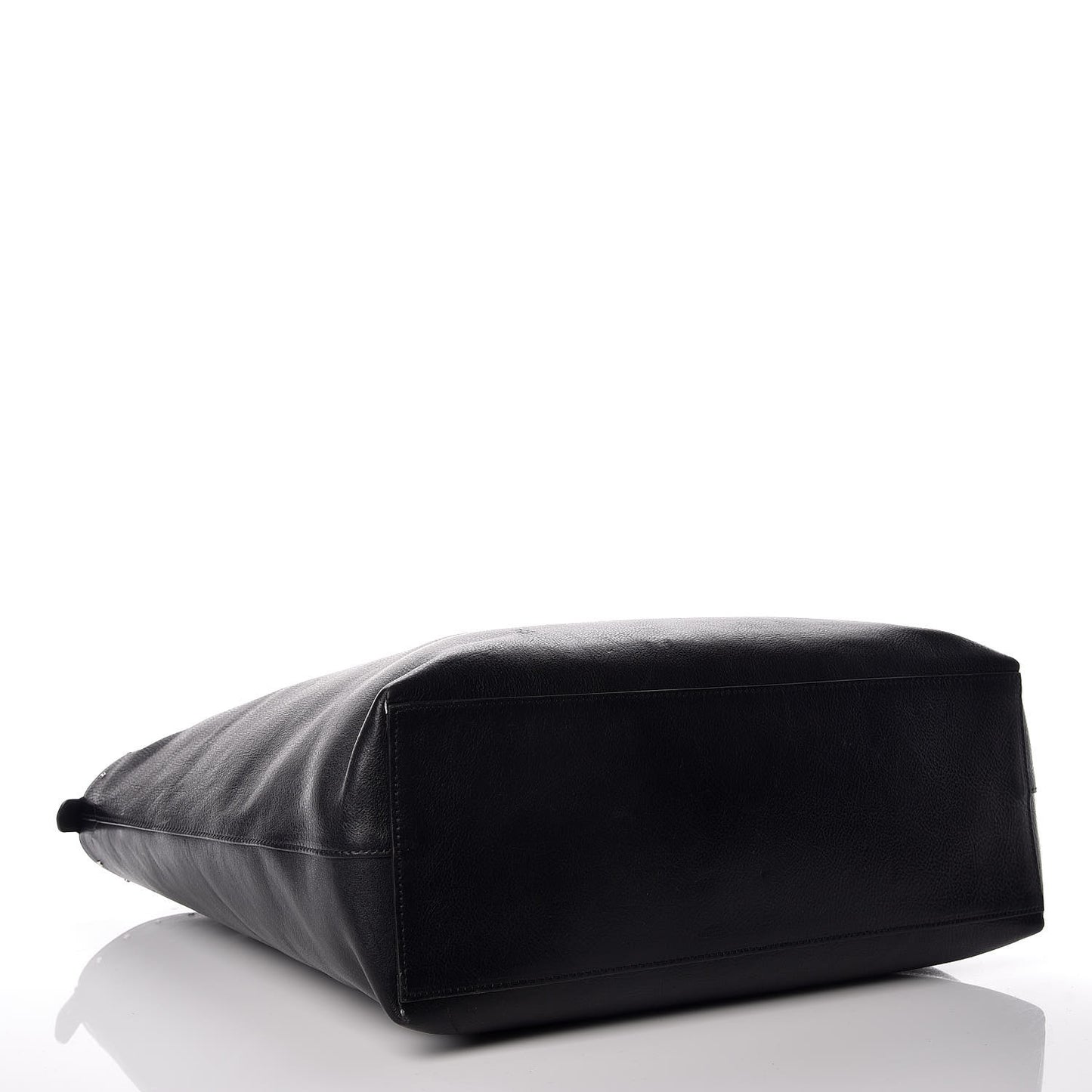 Calfskin Studded Tote Black