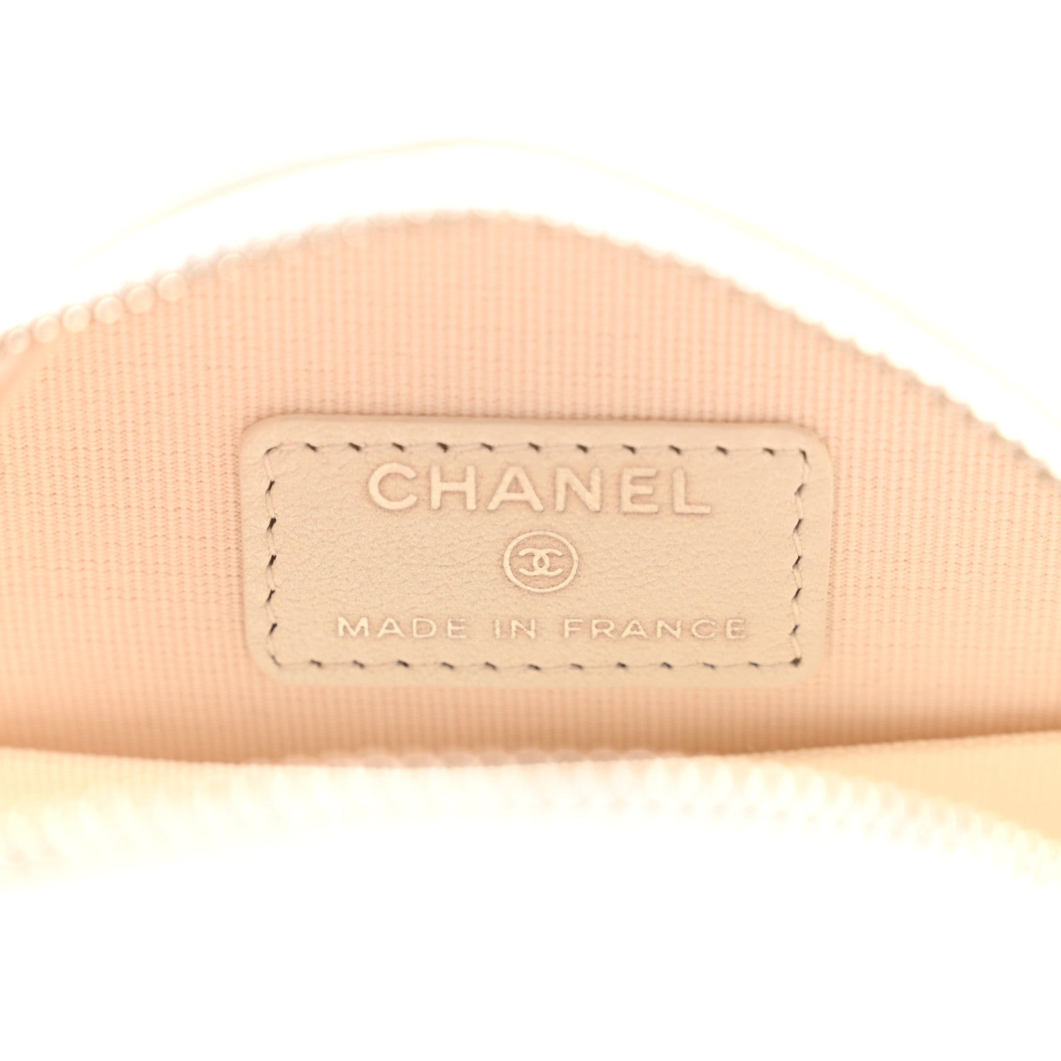Chanel Iridescent Lambskin Quilted Coco Bow Round Clutch With Chain Ivory 6 of 10