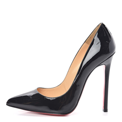 Christian Louboutin Patent Pigalle 120 Pumps 38.5 Black 1 of 10