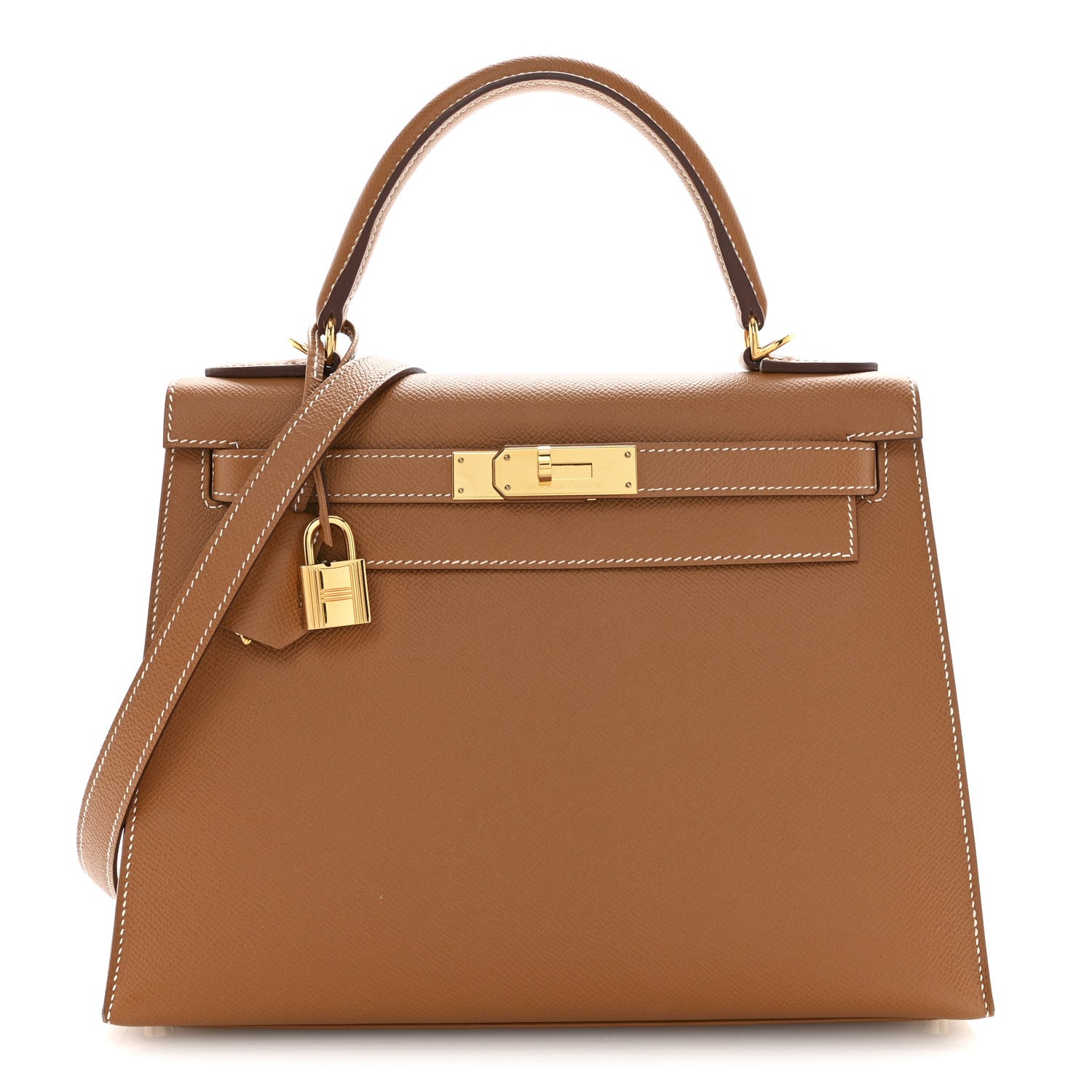 Hermes Epsom Kelly Sellier 28 Gold 1 of 11