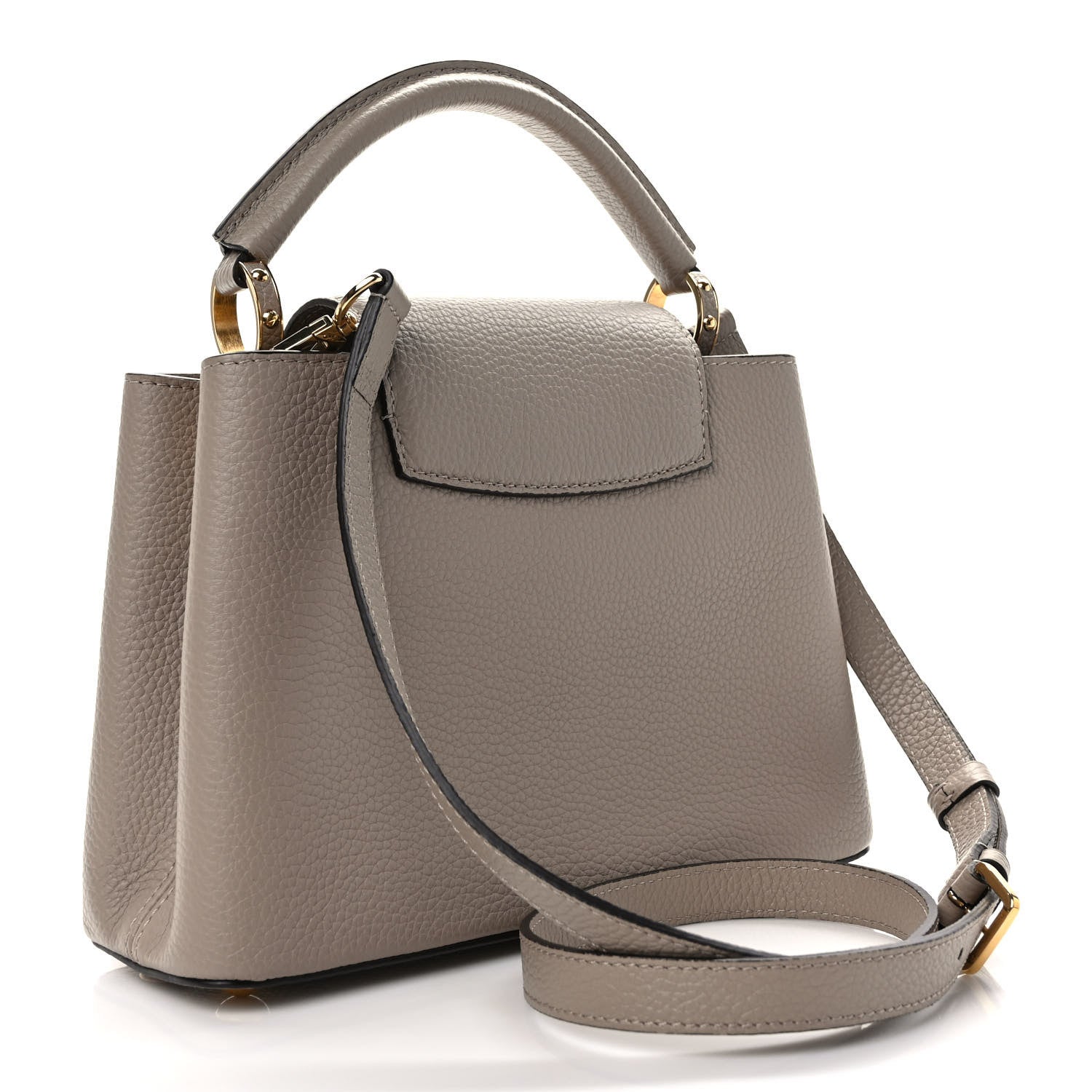 Louis Vuitton Taurillon Capucines BB Galet 3 of 8
