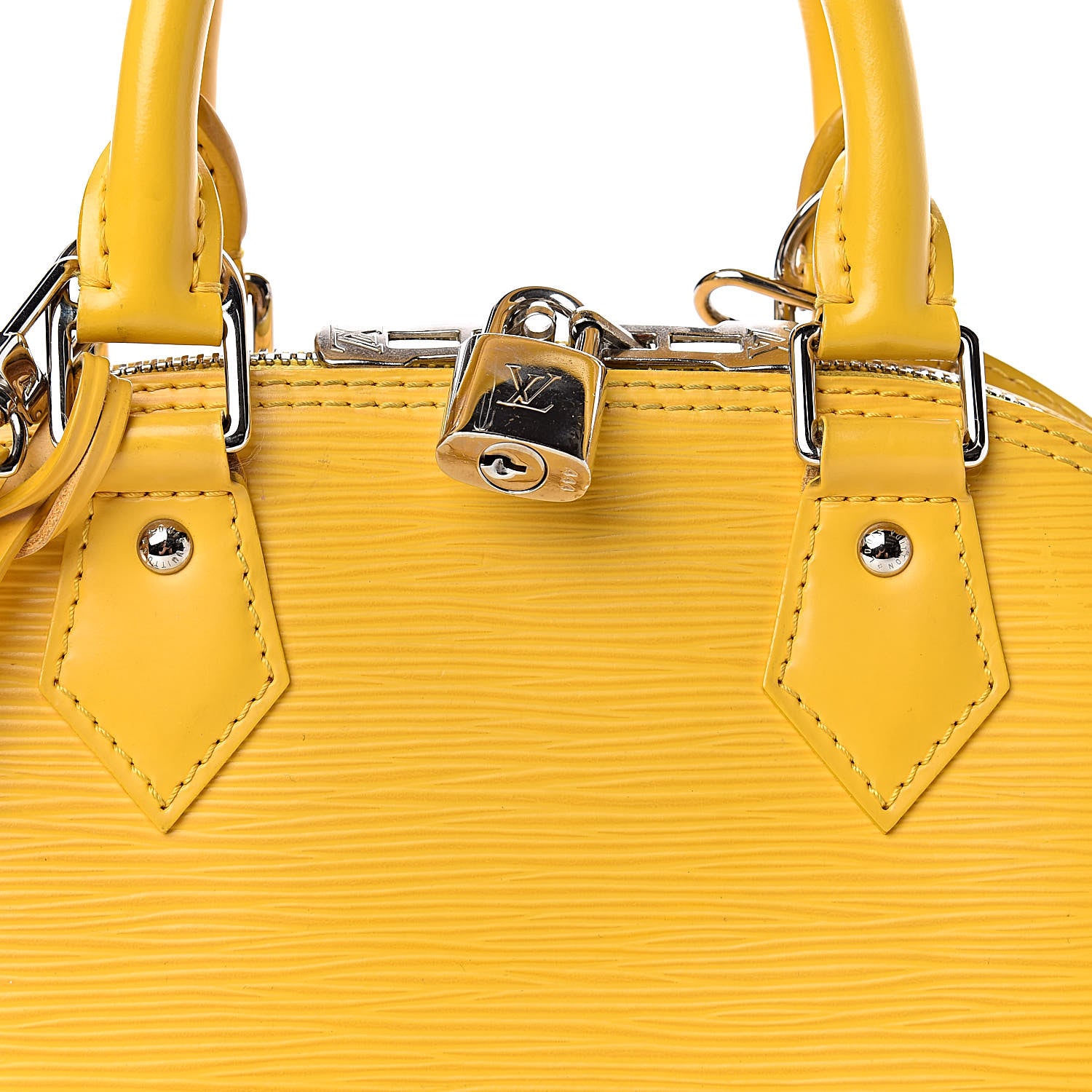 Louis Vuitton Epi Alma BB Citron 8 of 11