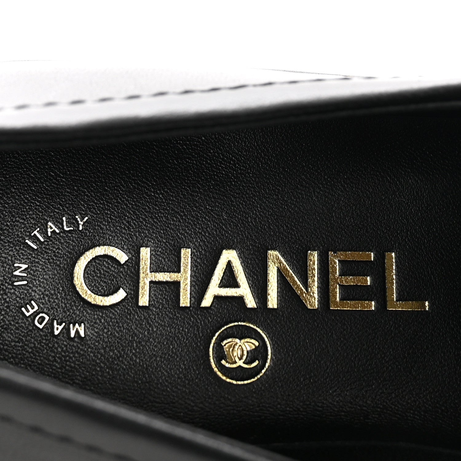 Chanel Lambskin Quilted CC Turnlock Loafers 37.5 Black 7 of 10