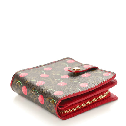 Louis Vuitton Monogram Cerises Compact Zippe Wallet 4 of 8