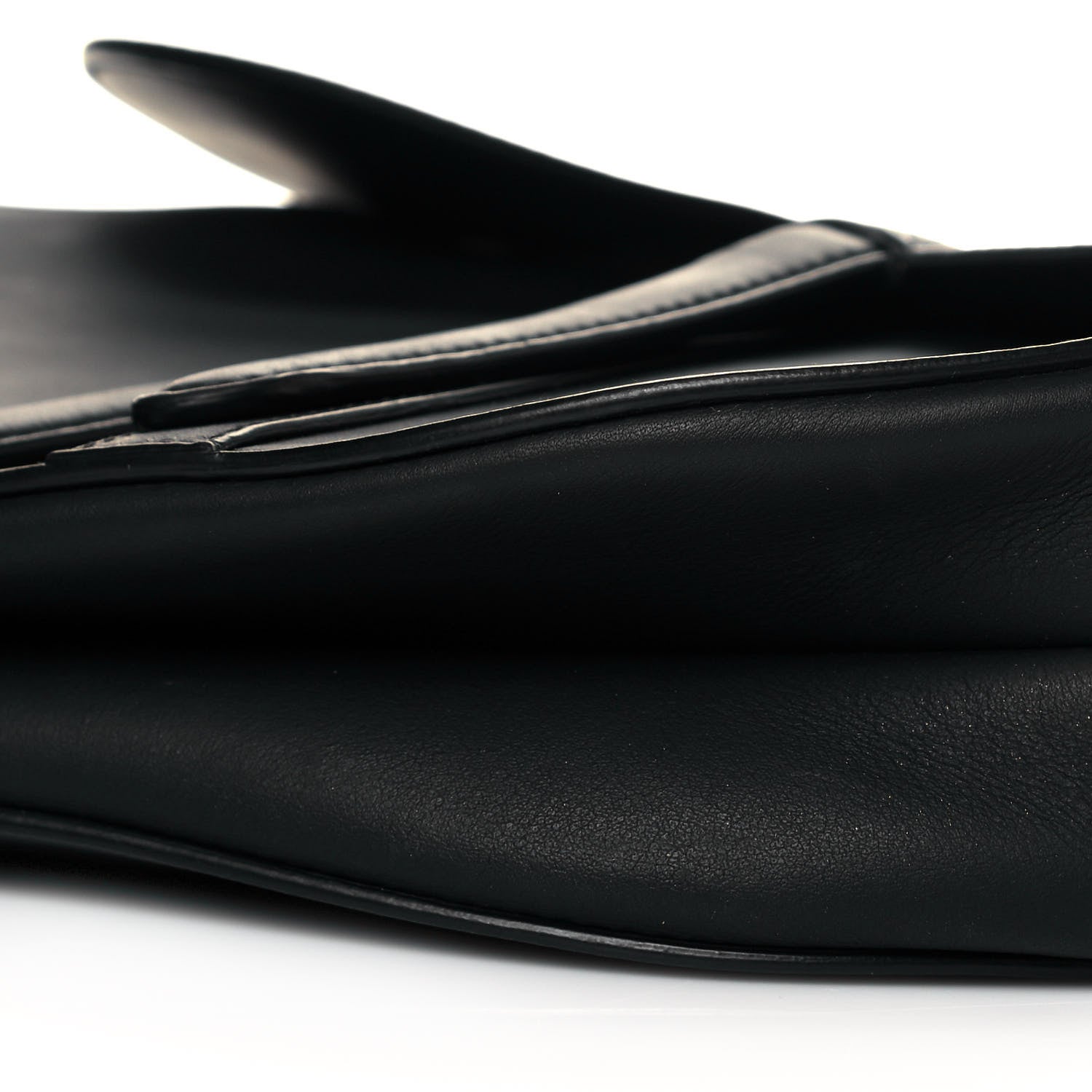 Christian Dior Ultra Matte Calfskin Saddle Bag Black 6 of 11