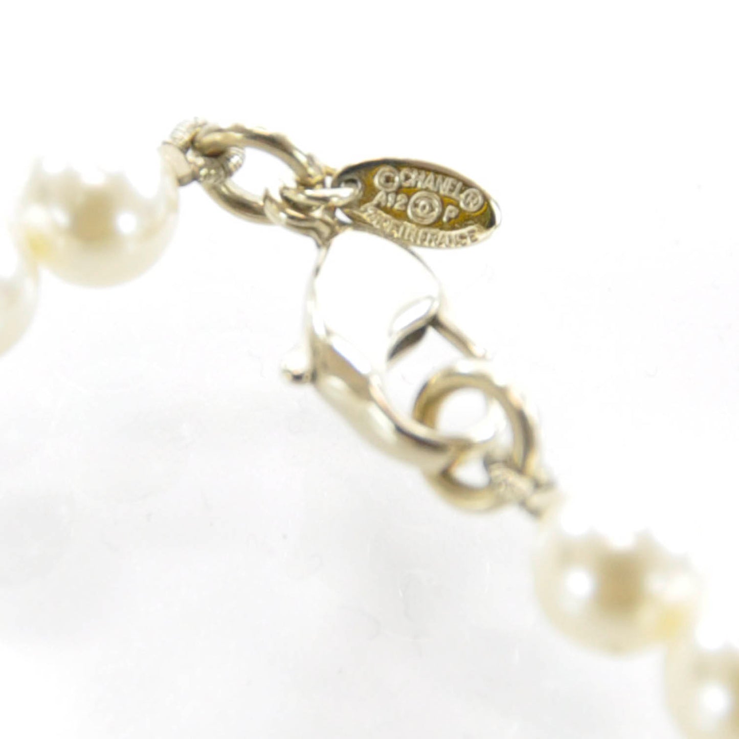 Crystal CC Pearl Necklace