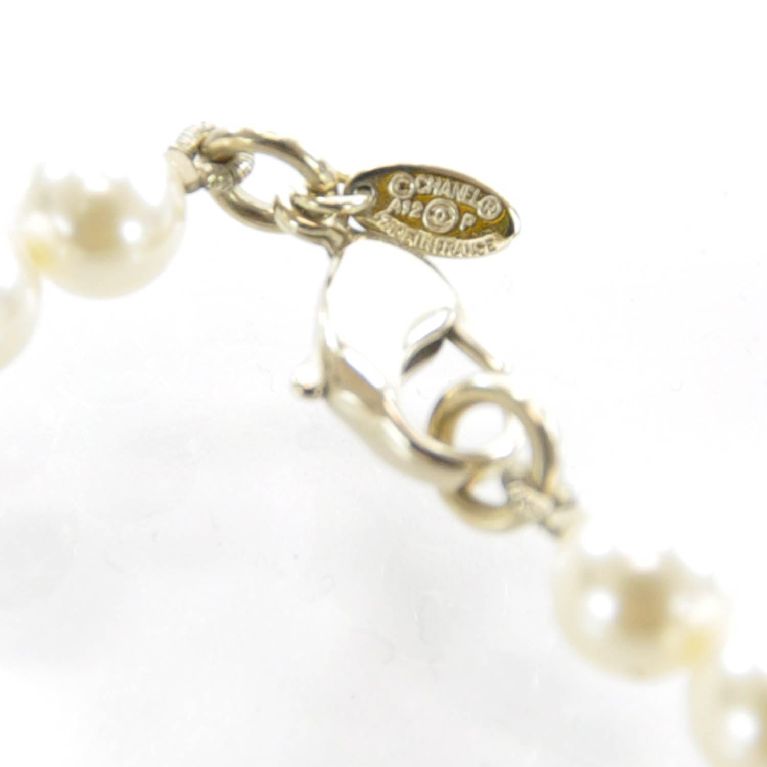 Chanel Crystal CC Pearl Necklace 4 of 6