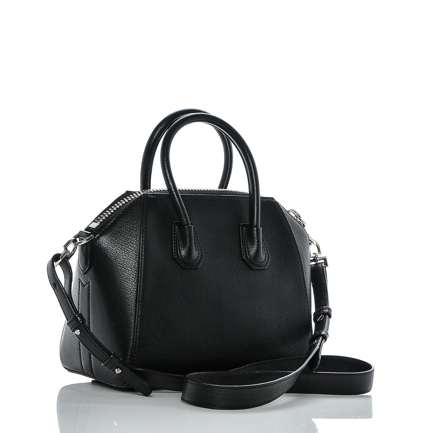 Sugar Goatskin Mini Antigona Black