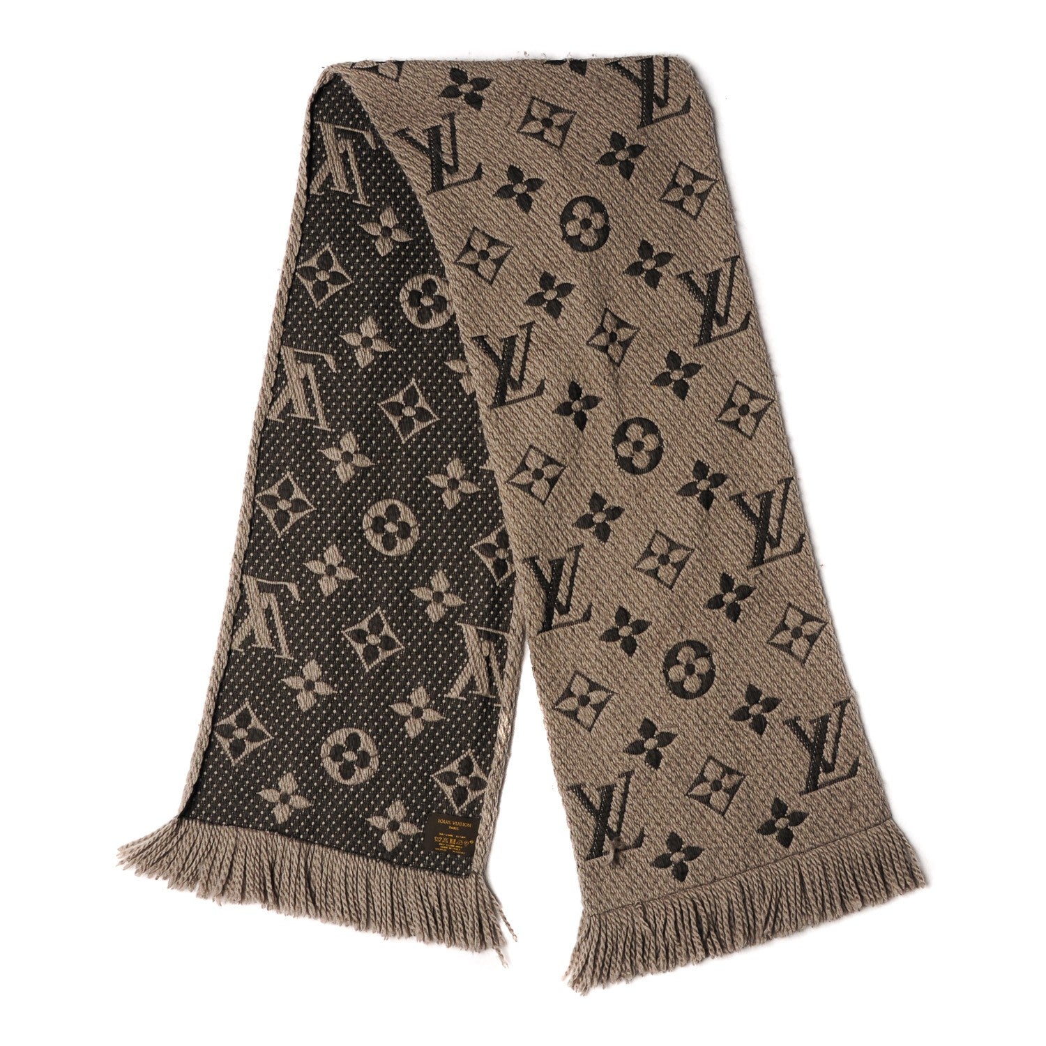 Louis Vuitton Wool Silk Logomania Scarf Verone 3 of 5