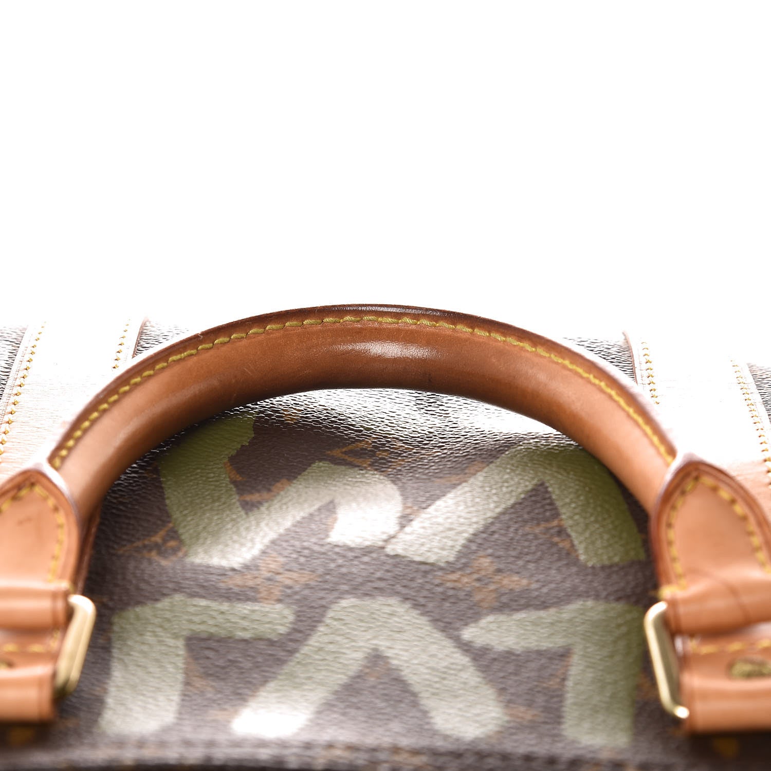 Louis Vuitton Graffiti Keepall 50 Kaki 9 of 14