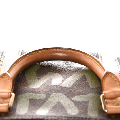 Louis Vuitton Graffiti Keepall 50 Kaki 9 of 14