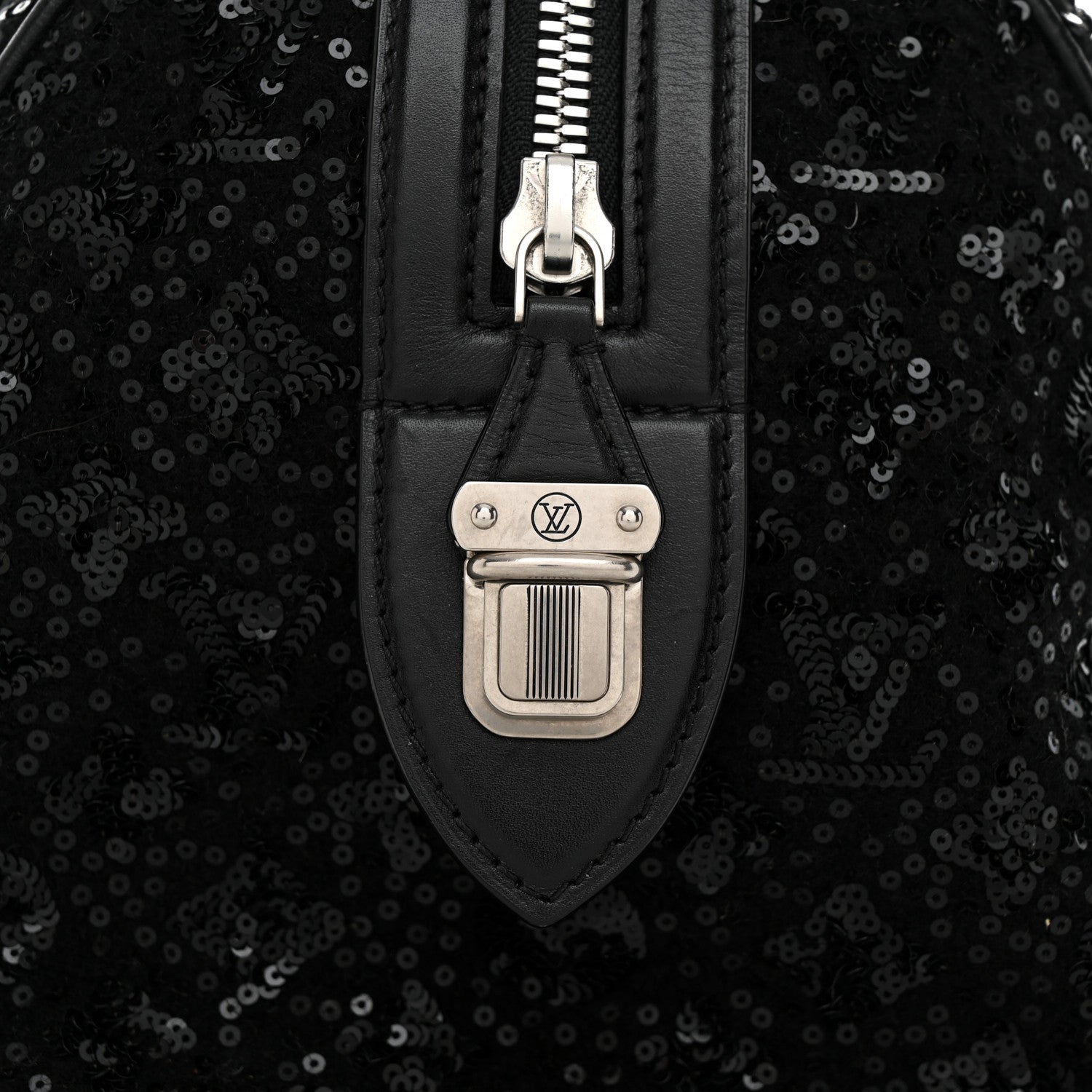 Louis Vuitton Sequin Monogram Sunshine Express Speedy Black 14 of 15