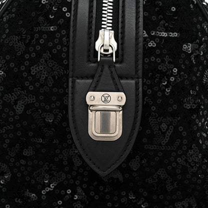 Louis Vuitton Sequin Monogram Sunshine Express Speedy Black 14 of 15