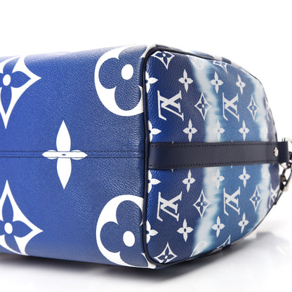 Louis Vuitton Monogram Escale Speedy Bandouliere 30 Blue 7 of 12