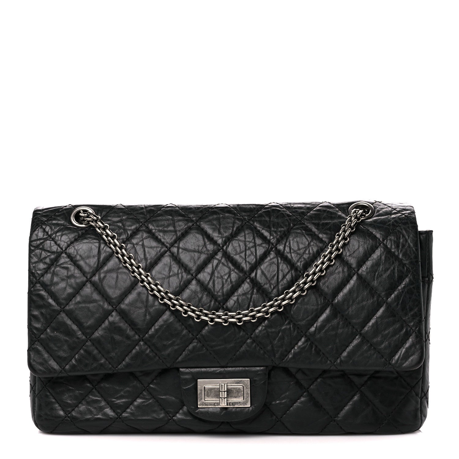 Chanel Aged Calfskin Quilted 2.55 Reissue 227 Flap Black 1 of 11