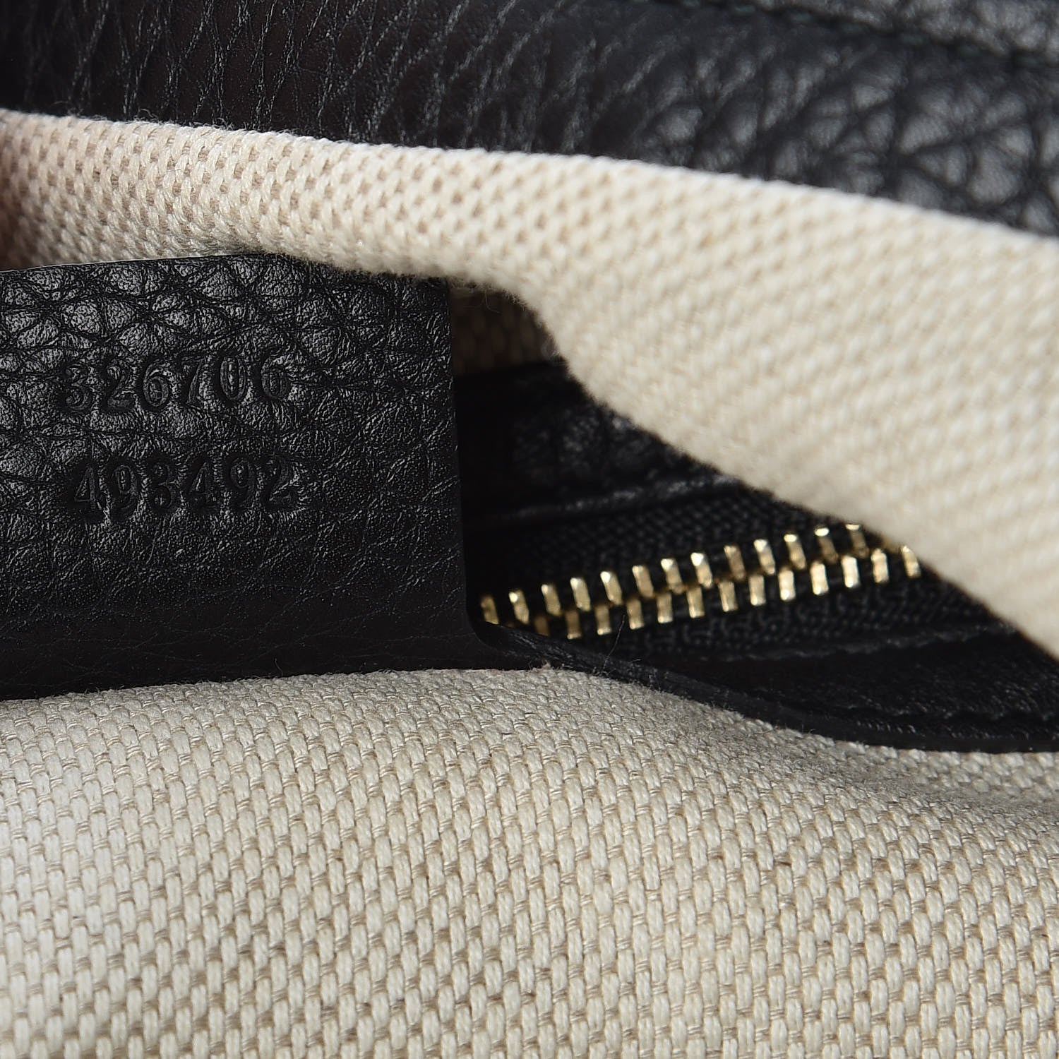 Gucci Pebbled Calfskin Medium Soho Chain Hobo Black 7 of 10