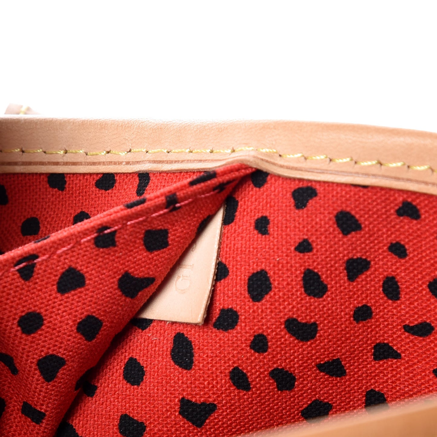 Monogram Kusama Waves Neverfull MM Red
