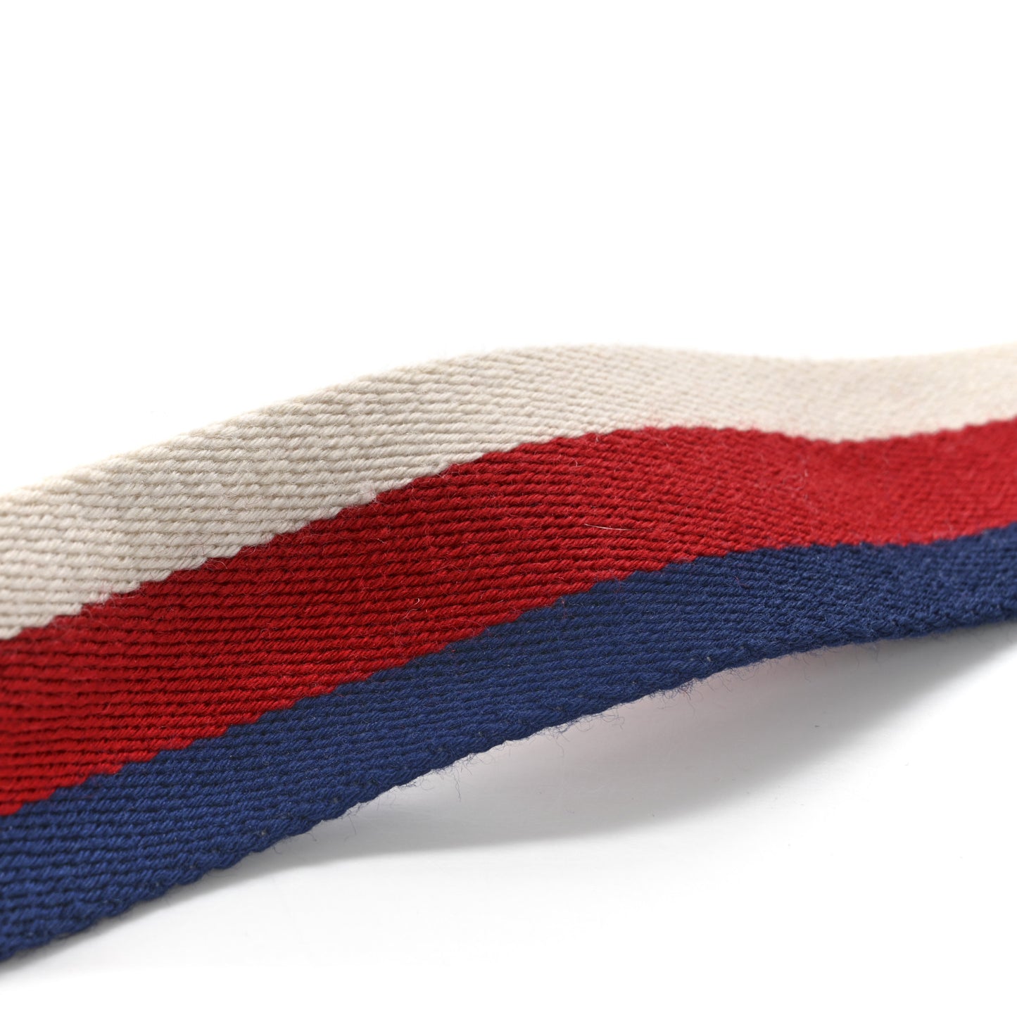 Nylon Calfskin Sylvie Web Double G 40mm Belt 85 34 Mystic White Hibiscus Red Maritime