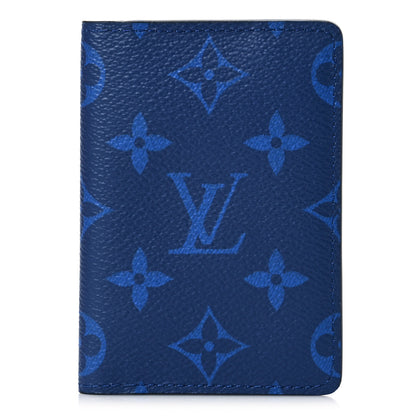 Louis Vuitton Taigarama Pocket Organizer NM Cobalt 1 of 9